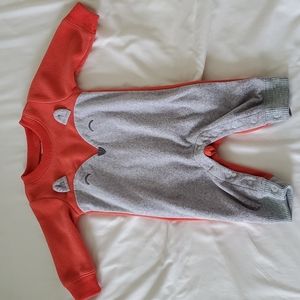 Fleece fox onsie